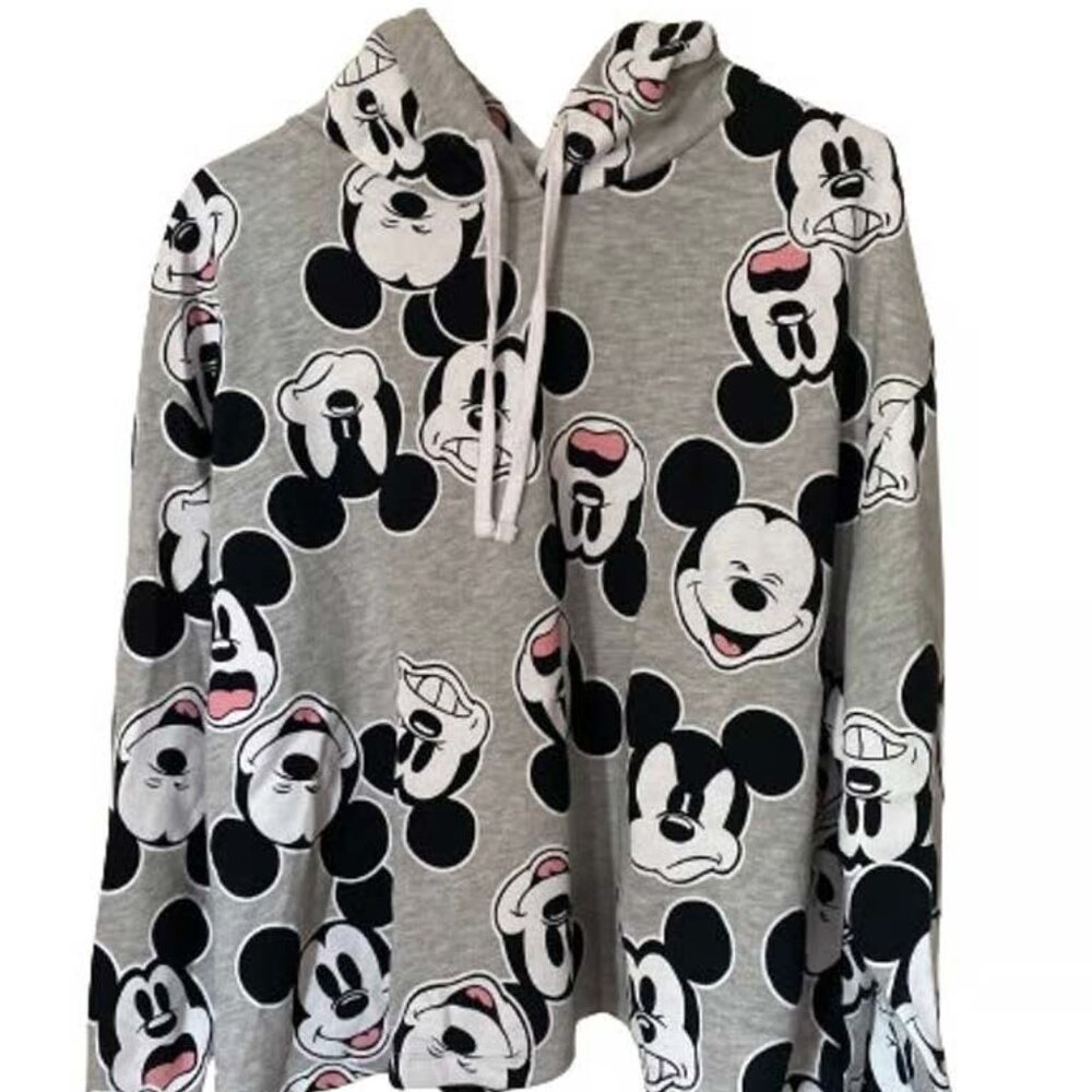 Dinsneyland Park Mickey Mouse Facial Expressions Hoodie